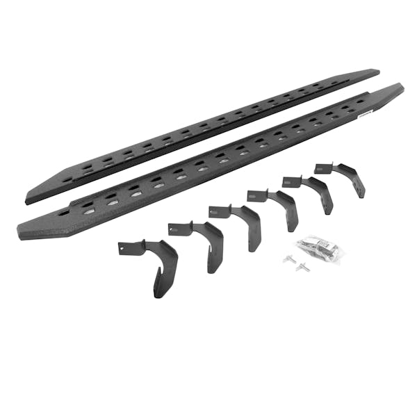 Go Rhino 69415087ST RB20 Slim Running boards - Complete Kit: RB20 Slim Running board + Brackets