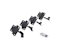 Go Rhino 63417780ST RB10 Slim Running boards - Complete Kit: RB10 Slim Running board + Brackets