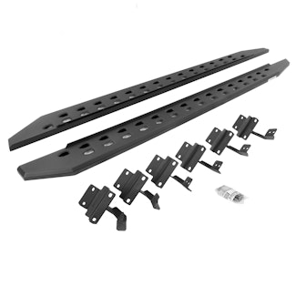 Go Rhino 69415587SPC RB20 Slim Running boards - Complete Kit: RB20 Slim Running board + Brackets