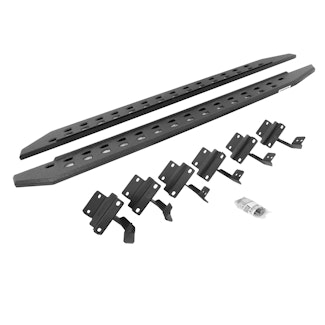 Go Rhino 69417780ST RB20 Slim Running boards - Complete Kit: RB20 Slim Running board + Brackets