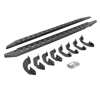 Go Rhino 69443973ST RB20 Slim Running boards - Complete Kit: RB20 Slim Running board + Brackets