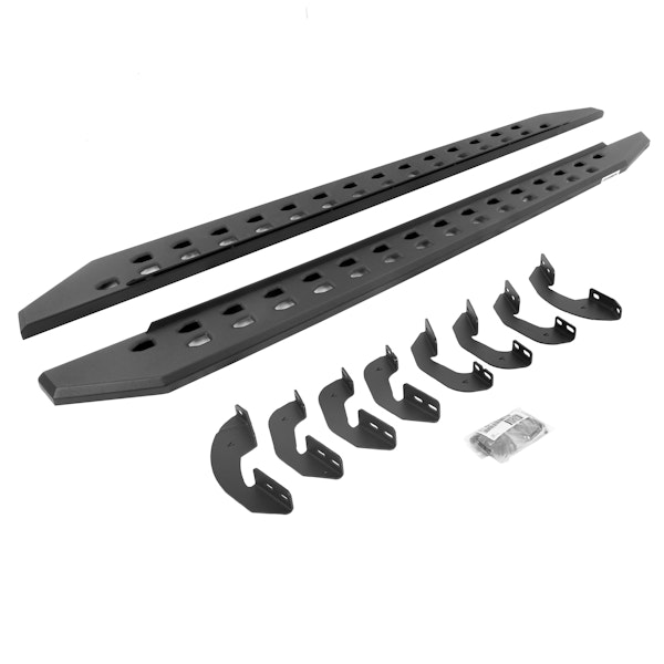 Go Rhino 69443973SPC RB20 Slim Running boards - Complete Kit: RB20 Slim Running board + Brackets