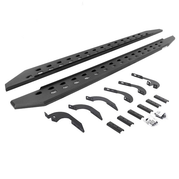 Go Rhino 69442987SPC RB20 Slim Running boards - Complete Kit: RB20 Slim Running board + Brackets