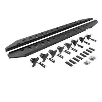 Go Rhino 69450673SPC RB20 Slim Running boards - Complete Kit: RB20 Slim Running board + Brackets