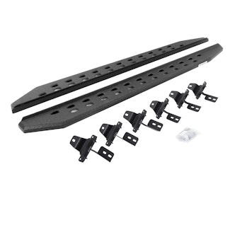 Go Rhino 69450673ST RB20 Slim Running boards - Complete Kit: RB20 Slim Running board + Brackets