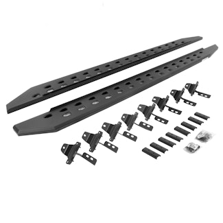 Go Rhino 69451687SPC RB20 Slim Running boards - Complete Kit: RB20 Slim Running board + Brackets