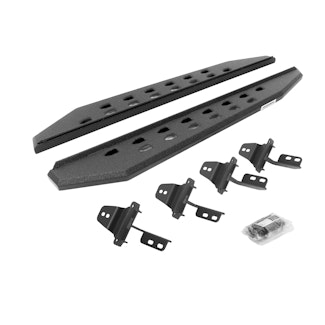 Go Rhino 69492648ST RB20 Slim Running boards - Complete Kit: RB20 Slim Running board + Brackets