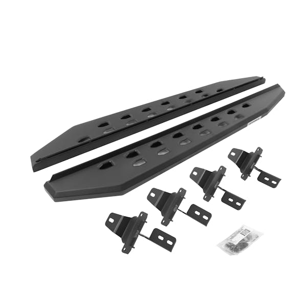 Go Rhino 69492748SPC RB20 Slim Running boards - Complete Kit: RB20 Slim Running board + Brackets