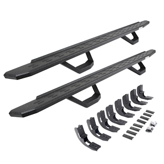 Go Rhino 6960488720T RB30 Running board, Complete Kit: Running board, Brackets, 2 pair RB30 Drop Step