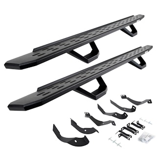 Go Rhino 6960518720PC RB30 Running board, Complete Kit: Running board, Brackets, 2 pair RB30 Drop Step
