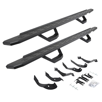 Go Rhino 6960518720T RB30 Running board, Complete Kit: Running board, Brackets, 2 pair RB30 Drop Step