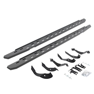 Go Rhino 69605187SPC RB30 Slim Running boards - Complete Kit: RB30 Slim Running board + Brackets