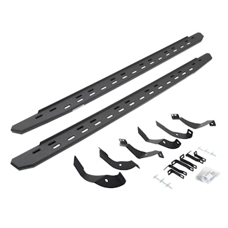 Go Rhino 69605187ST RB30 Slim Running boards - Complete Kit: RB30 Slim Running board + Brackets