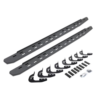 Go Rhino 69605880ST RB30 Slim Running boards - Complete Kit: RB30 Slim Running board + Brackets