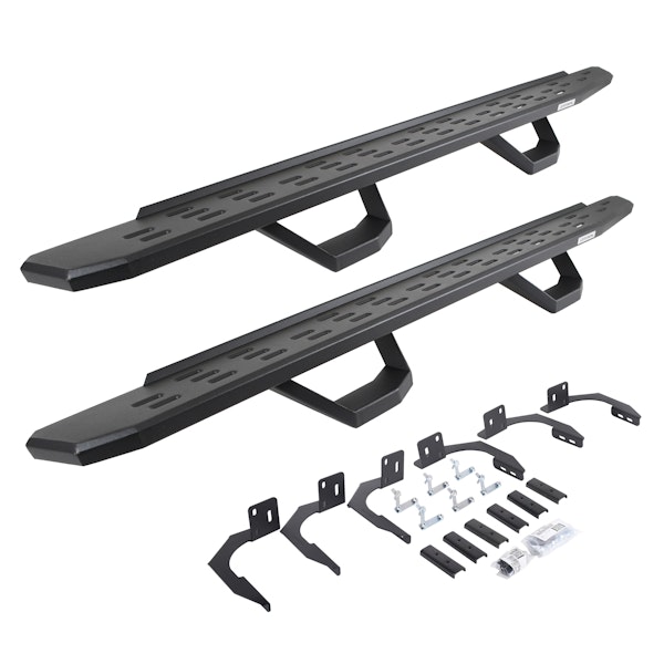 Go Rhino 6960998020PC RB30 Running board, Complete Kit: Running board, Brackets, 2 pair RB30 Drop Step