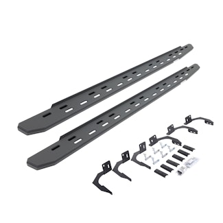 Go Rhino 69609980SPC RB30 Slim Running boards - Complete Kit: RB30 Slim Running board + Brackets