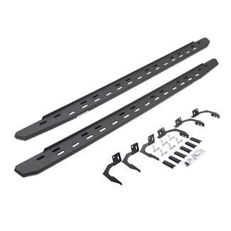 Go Rhino 69610687ST RB30 Slim Running boards - Complete Kit: RB30 Slim Running board + Brackets