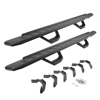 Go Rhino 6961268020PC RB30 Running board, Complete Kit: Running board, Brackets, 2 pair RB30 Drop Step