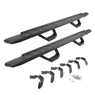 Go Rhino 6963468020PC RB30 Running boards - Complete Kit: RB30 Running board + Brackets + 2 pair RB30