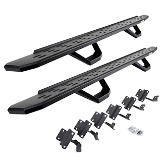Go Rhino 6961508720PC RB30 Running board, Complete Kit: Running board, Brackets, 2 pair RB30 Drop Step