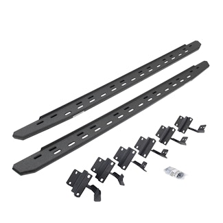 Go Rhino 69615087ST RB30 Slim Running boards - Complete Kit: RB30 Slim Running board + Brackets