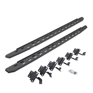 Go Rhino 69615087ST RB30 Slim Running boards - Complete Kit: RB30 Slim Running board + Brackets