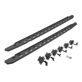 Go Rhino 69615587ST RB30 Slim Running boards - Complete Kit: RB30 Slim Running board + Brackets