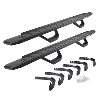 Go Rhino 6961768020PC RB30 Running board, Complete Kit: Running board, Brackets, 2 pair RB30 Drop Step
