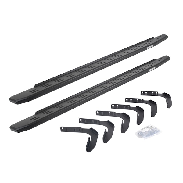 Go Rhino 69617680PC RB30 Running boards - Complete Kit: RB30 Running board + Brackets