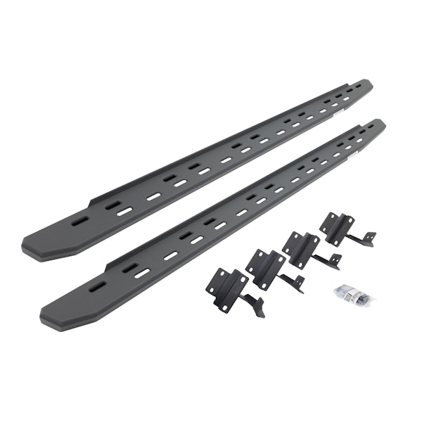 Go Rhino 69617780SPC RB30 Slim Running boards - Complete Kit: RB30 Slim Running board + Brackets