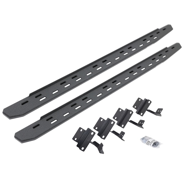 Go Rhino 69617780ST RB30 Slim Running boards - Complete Kit: RB30 Slim Running board + Brackets