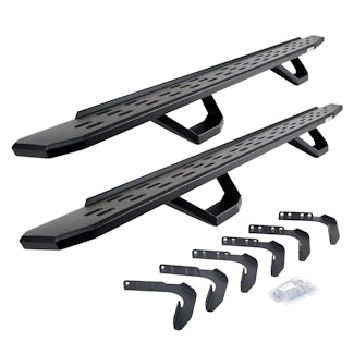 Go Rhino 6961808720PC RB30 Running board, Complete Kit: Running board, Brackets, 2 pair RB30 Drop Step