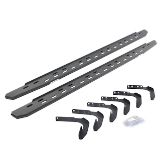 Go Rhino 69618087SPC RB30 Slim Running boards - Complete Kit: RB30 Slim Running board + Brackets