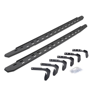Go Rhino 69618087ST RB30 Slim Running boards - Complete Kit: RB30 Slim Running board + Brackets