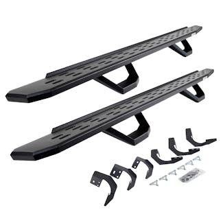 Go Rhino 6962068720PC RB30 Running board, Complete Kit: Running board, Brackets, 2 pair RB30 Drop Step