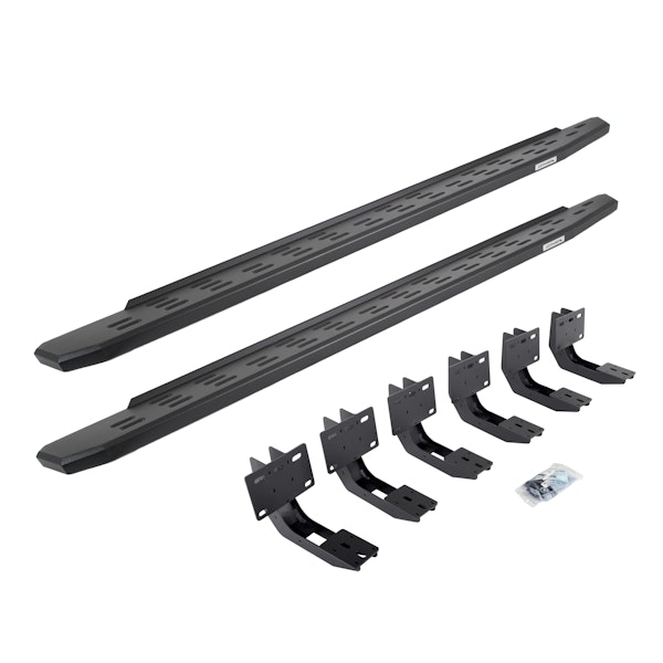 Go Rhino 69630680PC RB30 Running boards - Complete Kit: RB30 Running board + Brackets