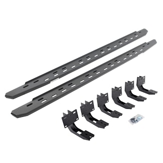 Go Rhino 69630687SPC RB30 Slim Running boards - Complete Kit: RB30 Slim Running board + Brackets