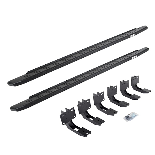 Go Rhino 69630687T RB30 Running boards - Complete Kit: RB30 Running board + Brackets