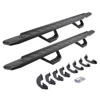 Go Rhino 6964158020PC RB30 Running board, Complete Kit: Running board, Brackets, 2 pair RB30 Drop Step