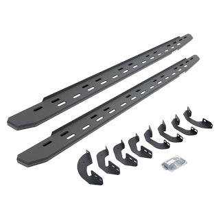 Go Rhino 69641580SPC RB30 Slim Running boards - Complete Kit: RB30 Slim Running board + Brackets