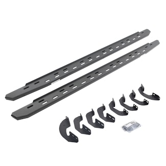 Go Rhino 69641687SPC RB30 Slim Running boards - Complete Kit: RB30 Slim Running board + Brackets