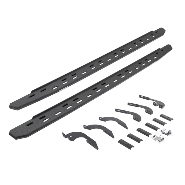 Go Rhino 69643280ST RB30 Slim Running boards - Complete Kit: RB30 Slim Running board + Brackets