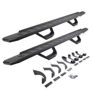 Go Rhino 6964358020PC RB30 Running board, Complete Kit: Running board, Brackets, 2 pair RB30 Drop Step