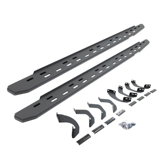 Go Rhino 69643580SPC RB30 Slim Running boards - Complete Kit: RB30 Slim Running board + Brackets