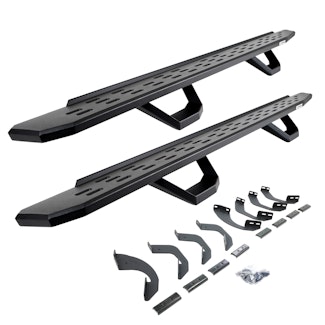 Go Rhino 6964368720PC RB30 Running board, Complete Kit: Running board, Brackets, 2 pair RB30 Drop Step