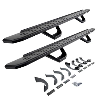 Go Rhino 6964368720PC RB30 Running board, Complete Kit: Running board, Brackets, 2 pair RB30 Drop Step
