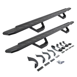 Go Rhino 6964368720T RB30 Running board, Complete Kit: Running board, Brackets, 2 pair RB30 Drop Step