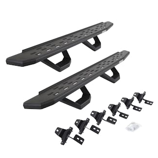 Go Rhino 6965056820PC RB30 Running board, Complete Kit: Running board, Brackets, 2 pair RB30 Drop Step