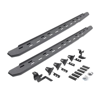 Go Rhino 69650568ST RB30 Slim Running boards - Complete Kit: RB30 Slim Running board + Brackets