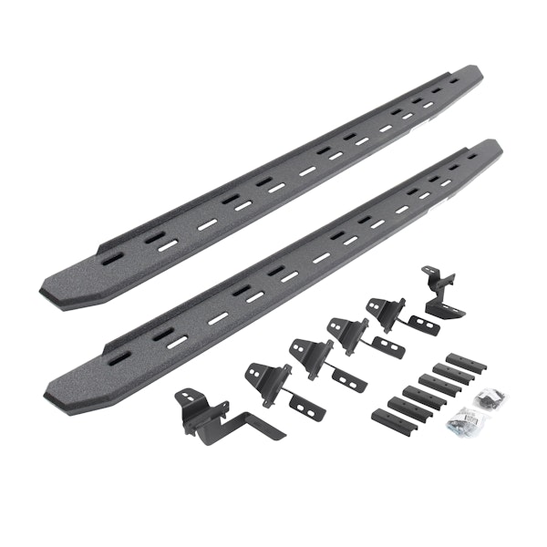 Go Rhino 69650568ST RB30 Slim Running boards - Complete Kit: RB30 Slim Running board + Brackets